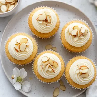 Almond Flour Vanilla Cupcakes