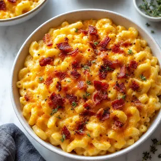 Bacon and Cheddar Mac and Cheese