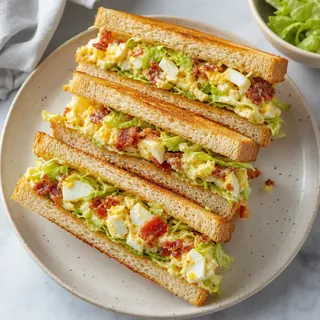 Bacon and Egg Salad Club