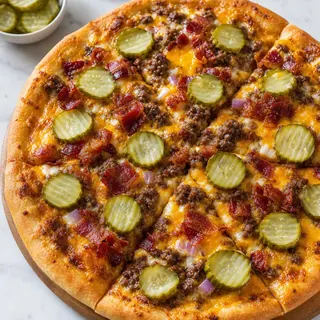 Bacon Cheeseburger Pizza