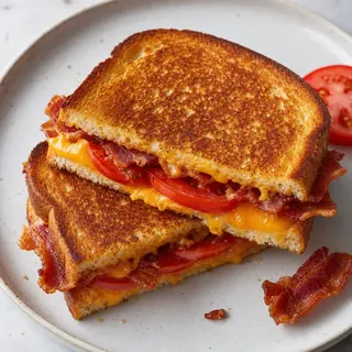 Bacon Tomato Grilled Cheese