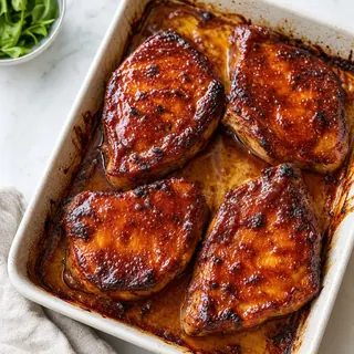Baked BBQ Pork Chops
