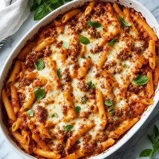 Baked Penne with Sausage