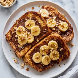 Banana Nutella French Toast