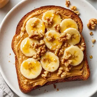 Banana Walnut Toast