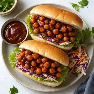 BBQ Chickpea Sandwich