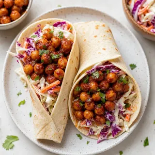 BBQ Chickpea Wraps