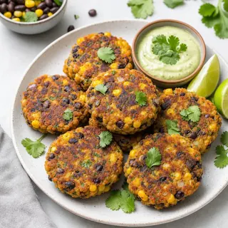 Bean and Corn Fritters