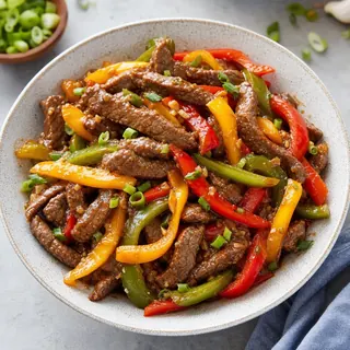 Beef and Bell Pepper Stir Fry