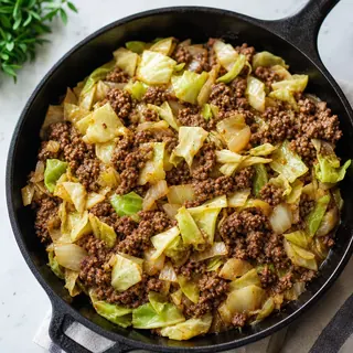 Beef and Cabbage Skillet