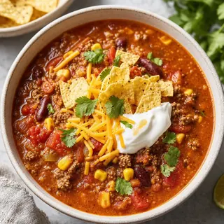 Beef Taco Soup