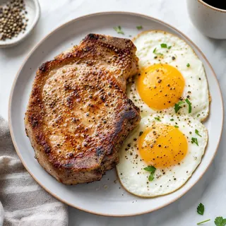 Breakfast Pork Chop