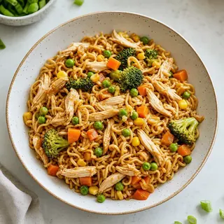 Budget Chicken Ramen Stir-Fry