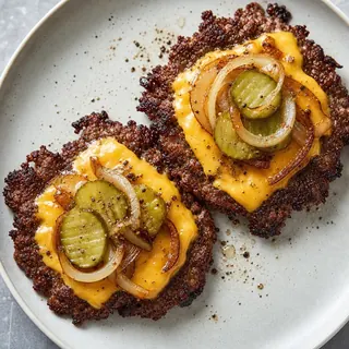 Bunless Smash Burgers