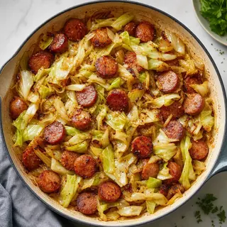 Cabbage and Sausage Skillet