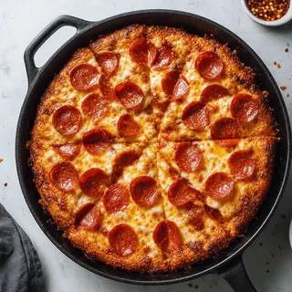 Cast Iron Pan Pizza