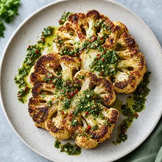 Cauliflower Steak with Chimichurri