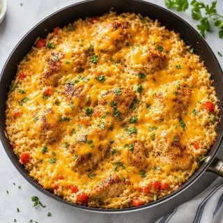 Cheesy Chicken and Rice