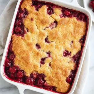 Cherry Cobbler Cake
