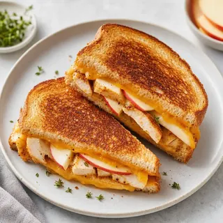 Chicken Apple Grilled Cheese