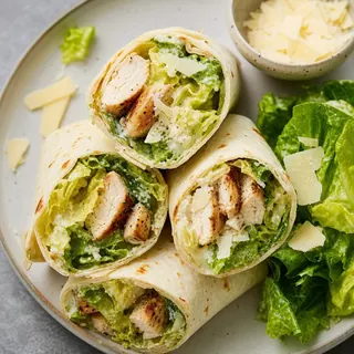 Chicken Caesar Wraps