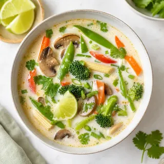 Coconut Lime Vegetable Soup