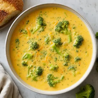 Creamy Broccoli Cheddar Soup