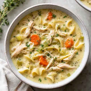 Creamy Chicken Noodle Soup