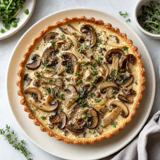 Creamy Mushroom Tart