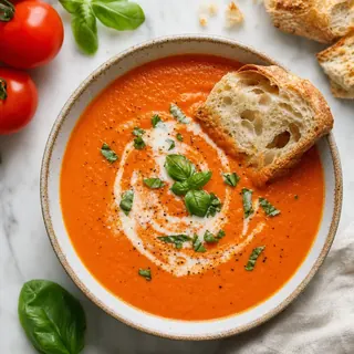 Creamy Tomato Basil Soup
