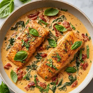 Creamy Tuscan Salmon