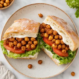 Crispy Chickpea Sandwich