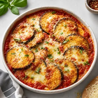 Crispy Eggplant Medallions