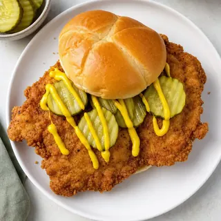 Crispy Pork Tenderloin Sandwich