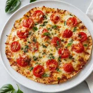Crispy Tortilla Pizza