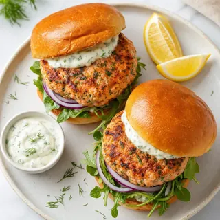 Easy Salmon Burgers