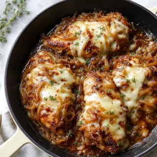 French Onion Chicken Skillet