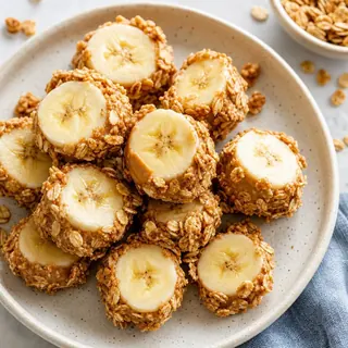 Frozen Banana Bites with Peanut