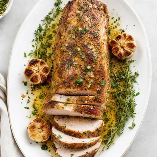 Garlic Butter Pork Tenderloin