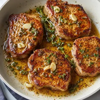 Garlic Herb Pork Chops