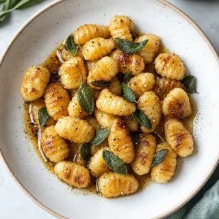 Gnocchi with Brown Butter & Sage