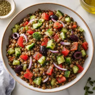 Greek Lentil Salad