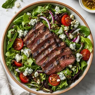 Grilled Steak Salad with Blue Cheese