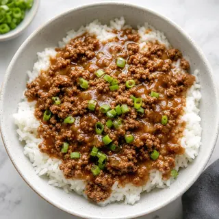 Ground Beef Rice Bowls