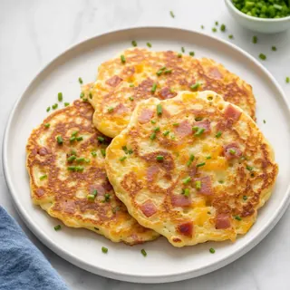 Ham and Cheese Pancakes