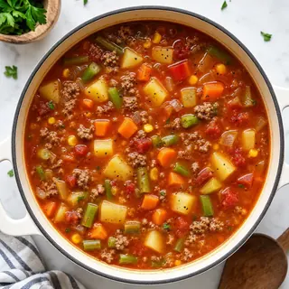 Hamburger Vegetable Soup