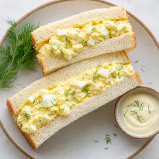 Hard Boiled Egg Salad Sandwich