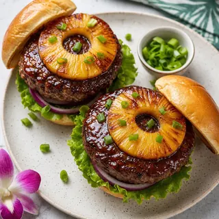 Hawaiian Teriyaki Burgers