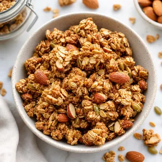 Honey Almond Granola Clusters