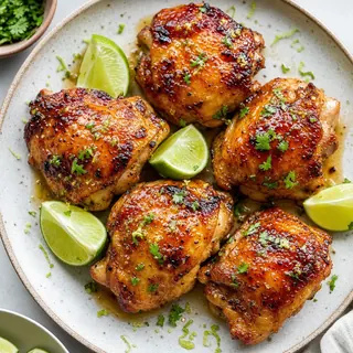 Honey Lime Chicken Thighs